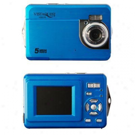 Vistaquest 5 Megapixel With 1.8" Lcd - Blue - Vq5218