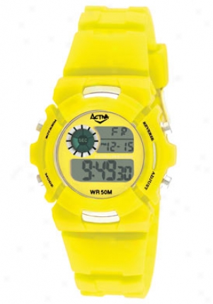 Activa Midsize Digital Multi-function Yellow Plastic Ad017 -005