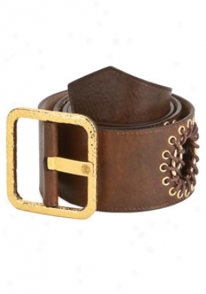 Barbara Bui Brown Leather Belt Be-id8b26pvdb42