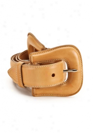 Barbara Bui Light Brown Lrather Belt Be-p6910bs-br95