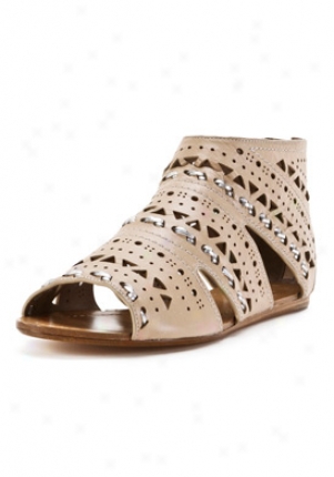 Belle Light Brown Leather Sandals 6487-nude-9.5