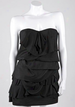 Camilla And Marc Black Strapless Dress Drmd1054dblk-4