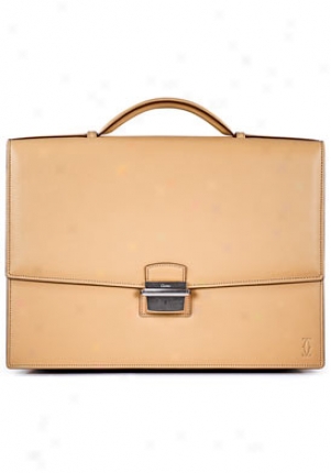 Cartier Midsize Pasha De Cartier Beige Leather Briefcase L1001160