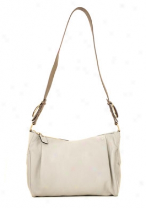 Chloe Light Grey Leather Crossbody Hajdbag 3s0615003001-pearl