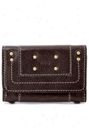 Chloe Women's Cappuccino Leather 6 Key Holder Wallet 7hp026-7e422/194