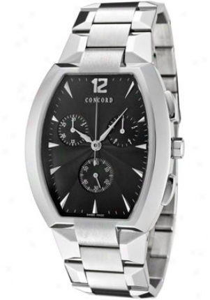 Convord Men'e La Scala Black Dial Stainless Steel 0311293