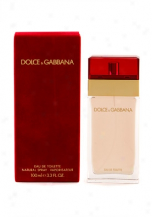 Dolce & Gabbana Eau De Toilette Natural Sp5ay 3.3 Oz Dg-women-3.3