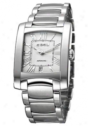 Ebel Brasilia Silver Dial Sttainless Steel Men's 9120m41/62500