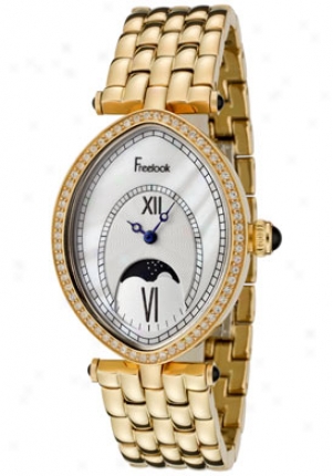 Freelook Women's Stardust Swarovski Crystal Gold Tone Ha1907m-g