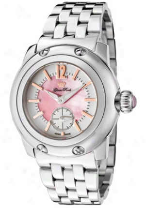 Glam Rock Women's Palm Beach Pink Mop Dial Stainless Steel Gk4001