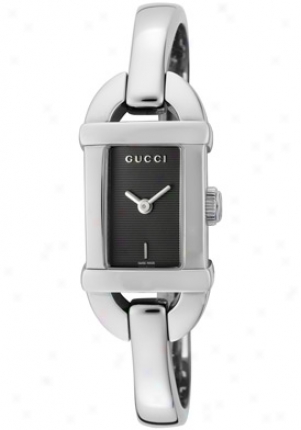 Gucci Women's Grey Dial Stainless Steel Gu3150