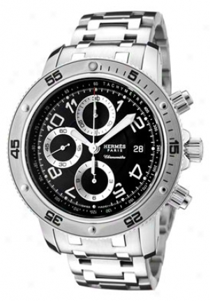 Hermes Men's Clipper Automatic Chronograph Stainless Steel Cp2-910-330-3815