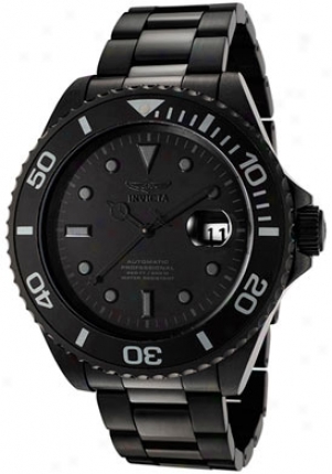 Invicta Men's Pro Diver Automatic Black Dial Black Ion Plated F0068