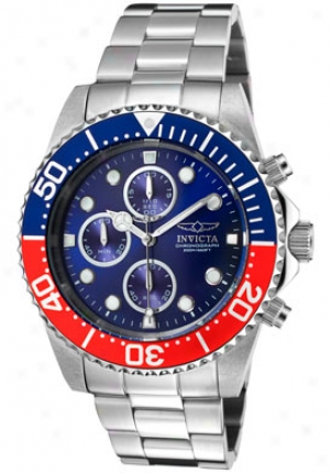 Invicta Men's Pfo Diver Chronograpn Staknless Steel 1771