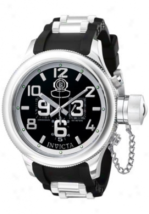 Invicta Men's Russian Diver Chronograph Black Rubber 4578