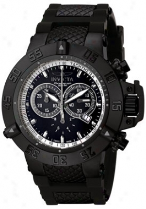 Invicta Men's Subaqua Chronogfaph Black Rubber 5508