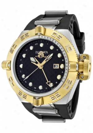 Invicta Men's Subaqua Gmt Murky Dial Black Rubber 1157