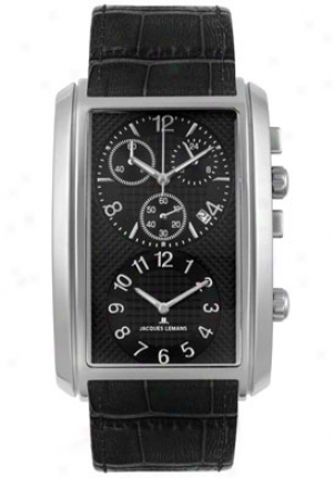 Jacques Lemans Men's Format Dualtimer Chornograph 1392a