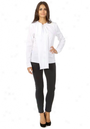 Jil Sander White Long Sleeve Blouse Wtp-602206241300-w40