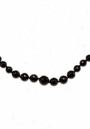 Lp Jewelry Black Agate Necklace Xlp0660bk