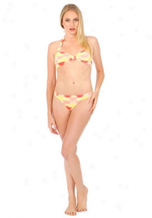 Marc By Mwrc Jacobs Coral Two Piece Swimsuit Wsw-00141079l-cor-l