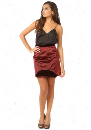 Miu Miu Bordeaux Silk Skirt W6t-mg231li5-bordeaux-44