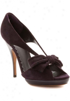 Moscjino Chewp And Chic Purple Suede Sandal Ca1621bc0qca-v-39