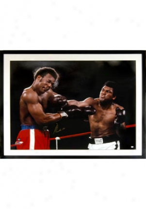 Muhammad Ali Muhammad Ali Vs. Georgee Foreman Autographed Picture Foreman1f30x40