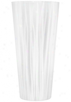 Orrefors Straw White Crystal Medium Vase 6590921