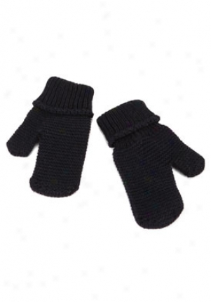 Pili Carera Baby Giirls & Boys Navy Blue Knitted Gloves Cgl-0257100-006-s