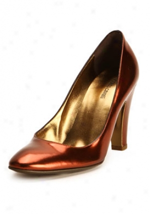 Roberot Cavalli Reddish Metallic Leagher Pumps L770100020-ra-39