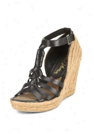 Sam Edelman Black Strappy Wedges Leroy-black-9.5