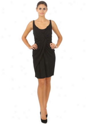 Stella Mccartney Black Drape Dress Dr-225248-su602-bl-42