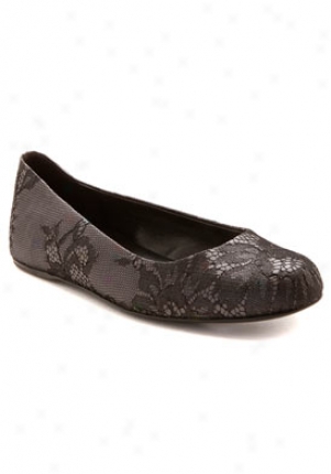 Stella Mccartney Black Graphite Lace Flats 229635-w0jq1-grey-41