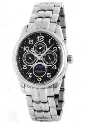 Stuhrling Original Men's Aviator Calendar Quartz 173b.33111