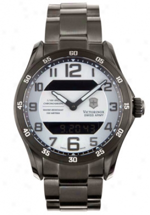 Swiss Army Men's Classic Multi-function Gunmetal Stainless Steeo 231301