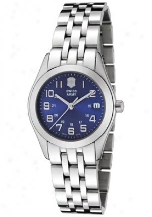 Swiss Army Women's Alliance Blue Dial Stainless Steel 24662