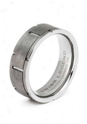 Swiss Legend Meen's Tungsten Carbide Ring Lgmrt1607-10