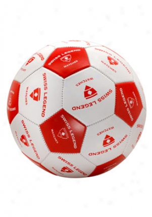 Swiss Legend Swiss Fable Red And White Soccer Ball Soccerball