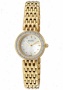 Bulova Women's Diamond (0.16 Ctw) White Mop Gold Temper Ion Plated Stainless Steel 98r148