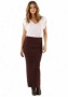 Elizabeth & James Burgundy Long-winded Skirt Wbt-lk511-505l-bu-p