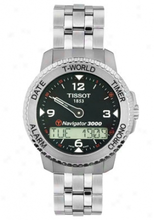 Tissot Men's Touch Navigator 30000 Multi-function Stainless Steel T96.1.488.52