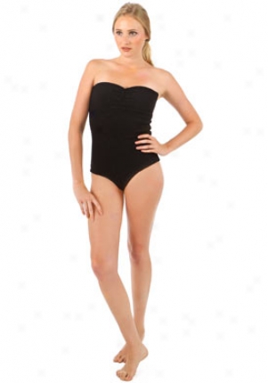 Tori Praver Black One Piece Swimsuit Wsw-lucy-black-m