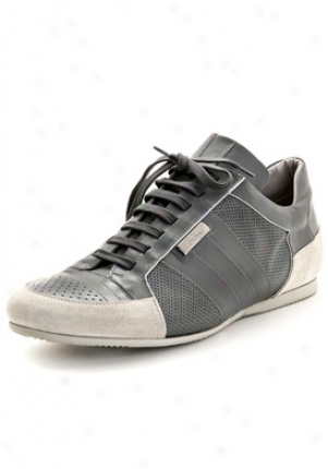 Valentino Grey Leather Sneakers 4ys00523-avm-g39