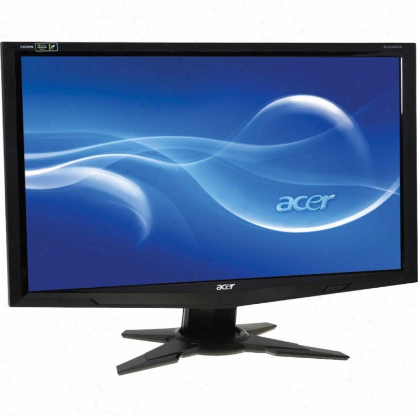Acer Computer 23.6" Vga Dvi Hdmi Lcd Black