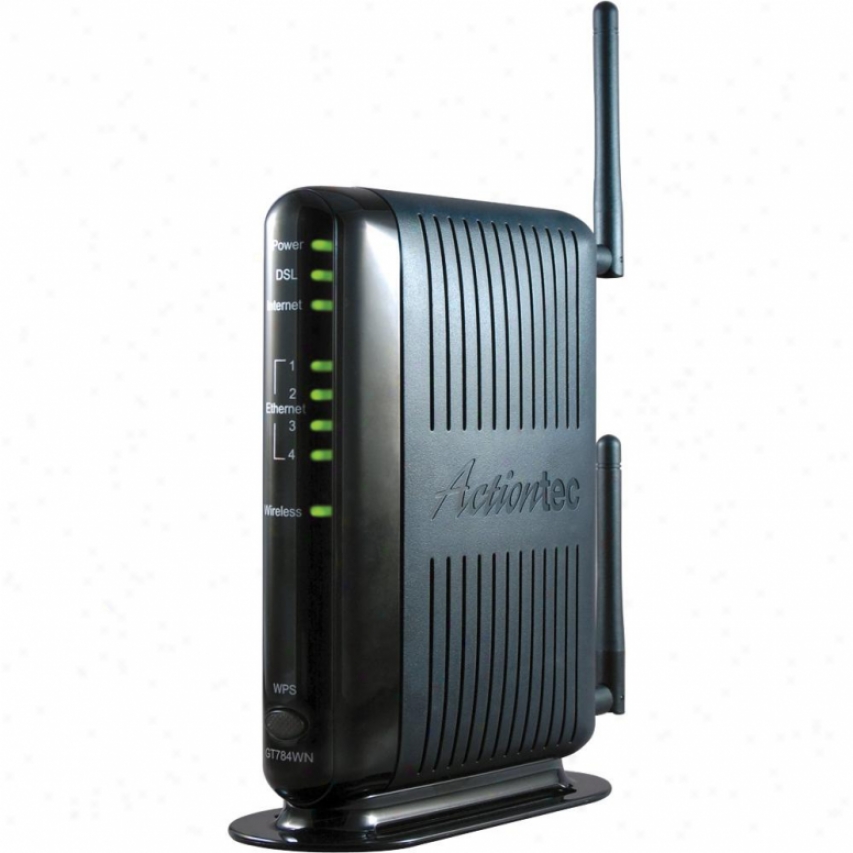 Actiontec Wireless N Adsl Modem Router Gt784wn-01