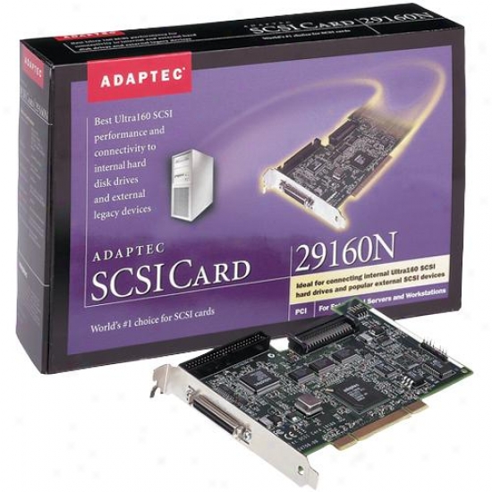 Adaptec 19160n Ultra-160 Scsi Interface Adapter Card For Pc