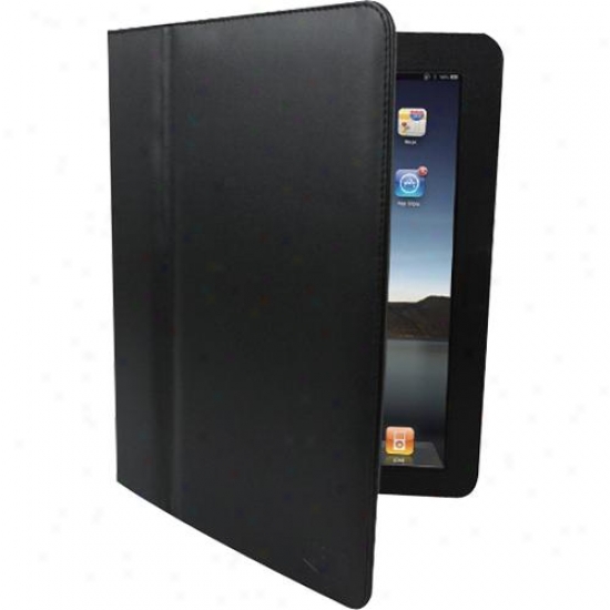 Adesso Genuine Leather Case For Ipad &ajp; Ipad 2 - Blacm - Acs-110gb