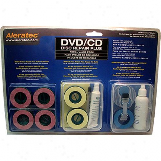 Aleratec Dvd/cd Disc Repair Plus Refil1 Pack