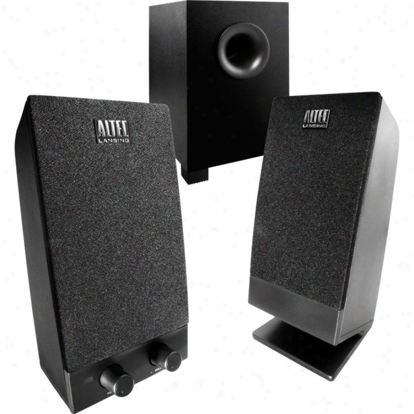 Altec Lansing Bxr1321 2.1 Multimedia Speakers W/ Subwoofer - Black